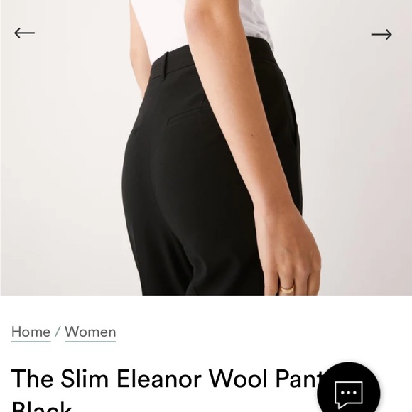 Eleanor Slim Fit Pant in Rosin Green frank & oak - Picture 5 of 6